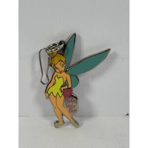 Tinkerbell Plasticolor 4182 METAL Key Chain Perfect Little Flirt Green 2003!